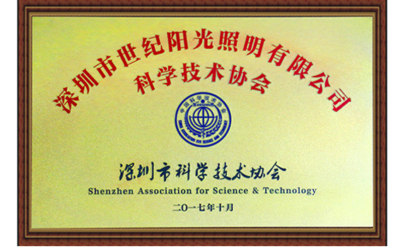 深圳市科学技术协会关于同意成立“深圳市CQ9电子照明有限公司科学技术协会”的批复